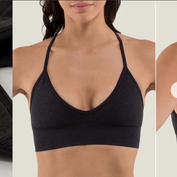 lululemon athletica Other - lululemon athletica Ebb To Street sports Bra - Heathered Black 4